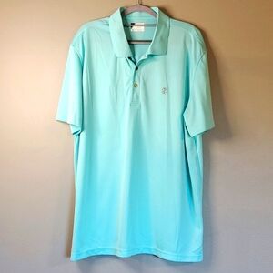 IZOD Men's golf polo shirt. Mint green, size XXL